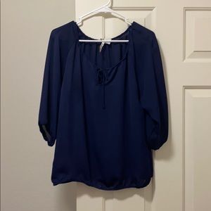 Navy blue blouse